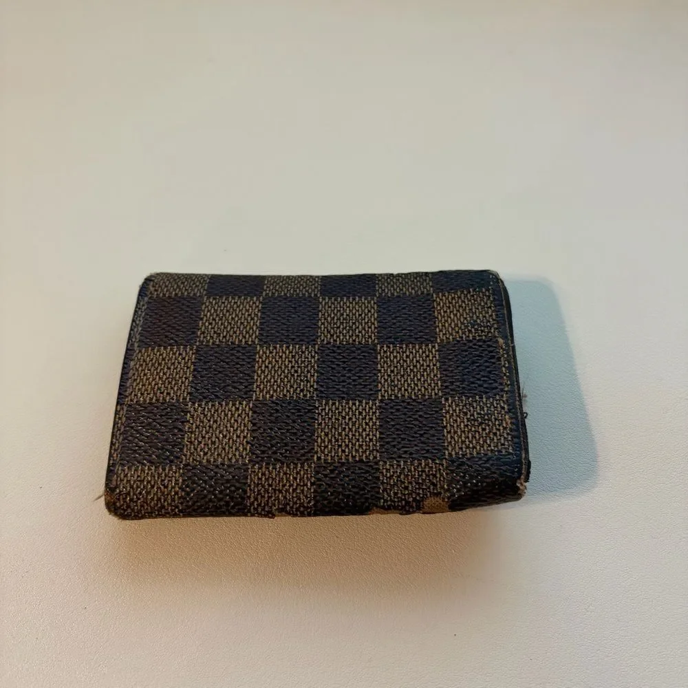 Louis Vuitton Damier Ebene 6 Key Holder Wallet - Brown and Dark Brown